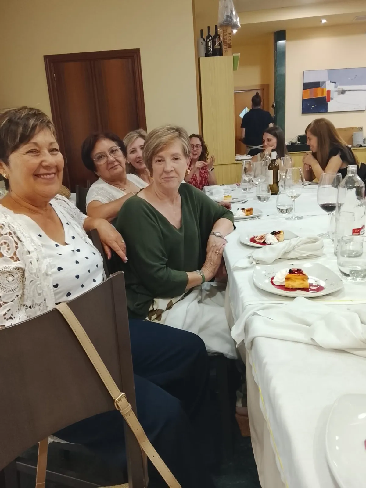 Compañeras de Dori Bernal en el homenaje
