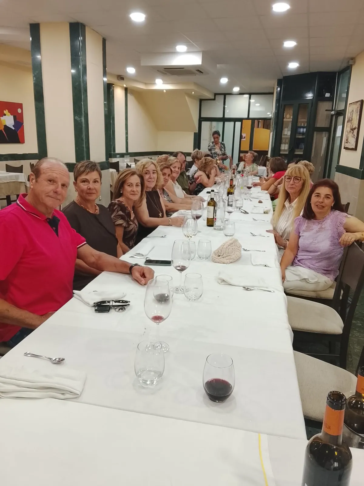 Compañeras de Dori Bernal en el homenaje