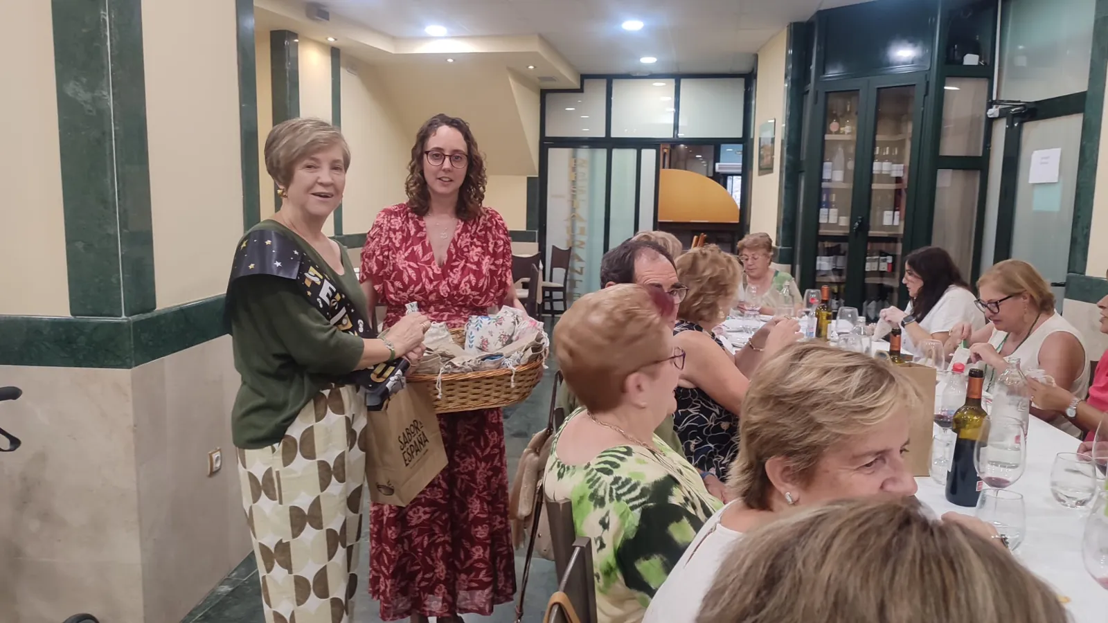Compañeras de Dori Bernal en el homenaje