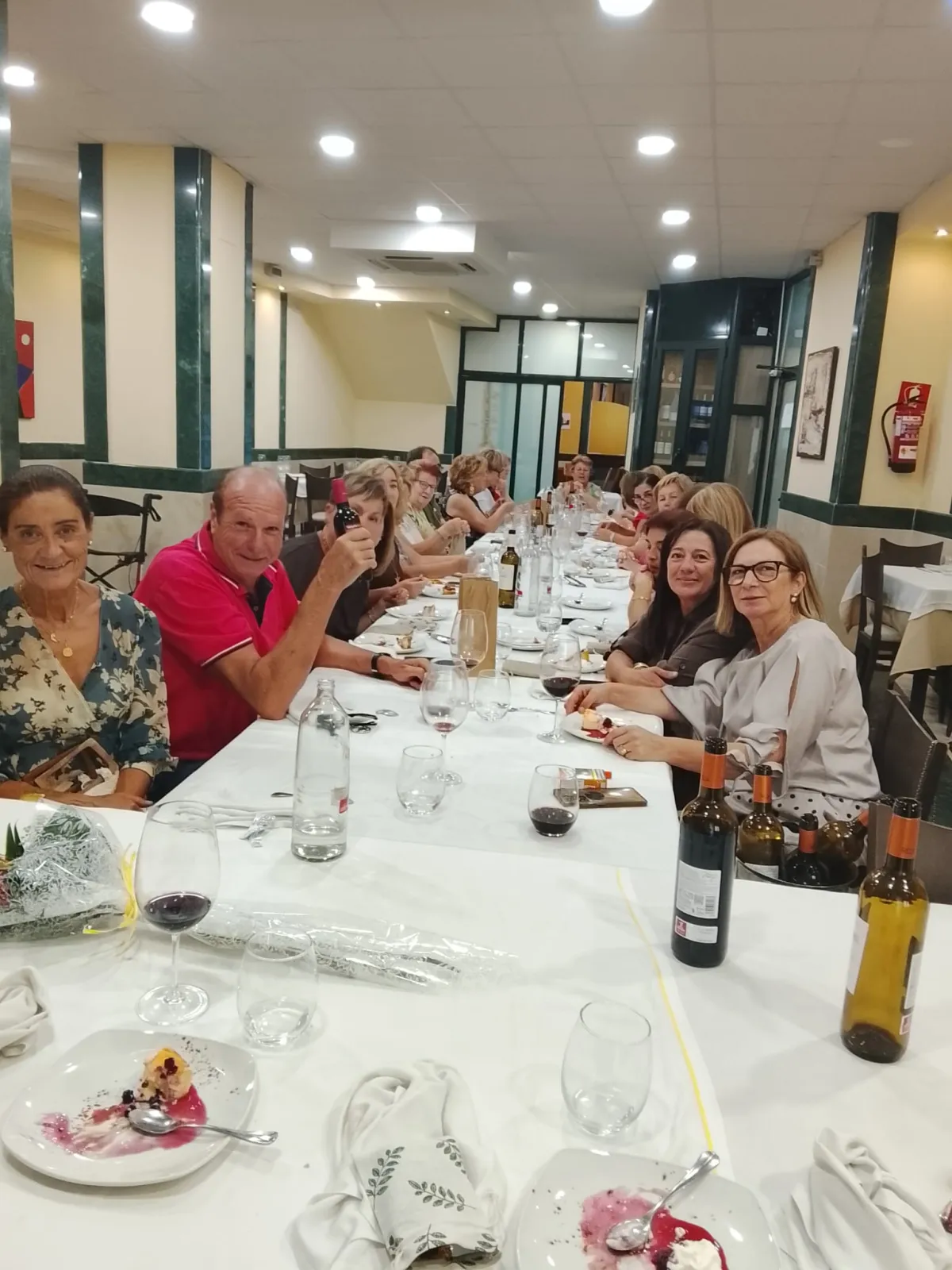 Compañeras de Dori Bernal en el homenaje