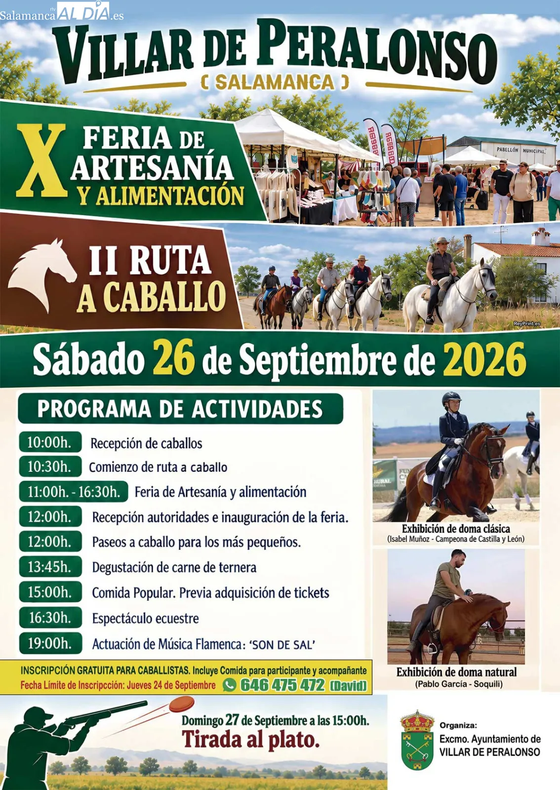 Foto 2 - Los caballos toman el relevo en la gran cita comercial y festiva de Villar de Peralonso