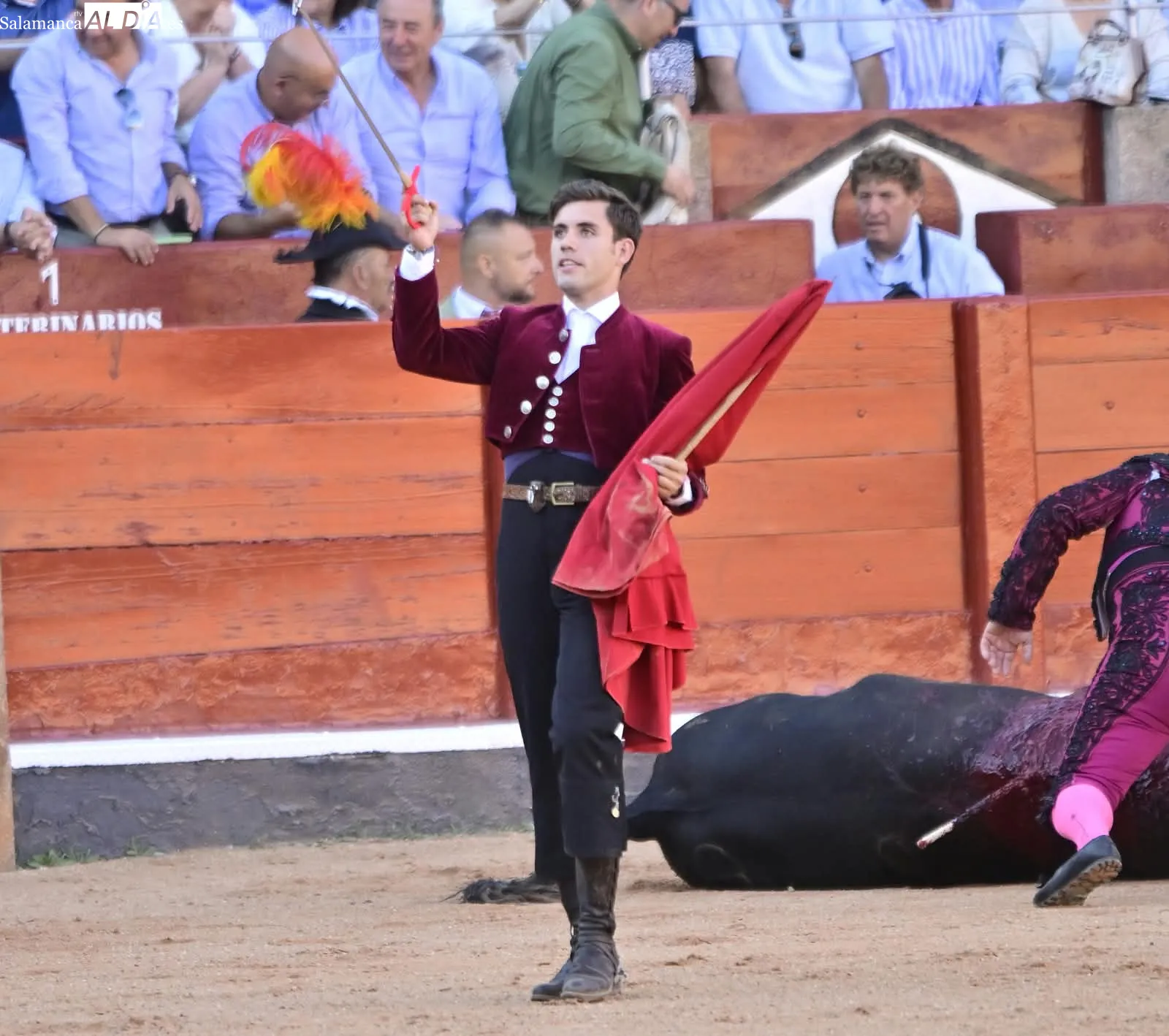 Guillermo Hermoso malogra con el acero una entonada faena al buen tercero | FOTO: SALAMANCArtv al día