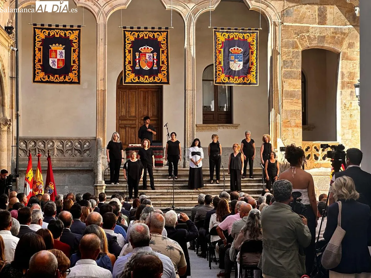 Acto conmemorativo de San Mateo en el Patio de la Salina