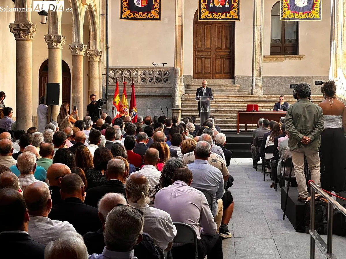 Acto conmemorativo de San Mateo en el Patio de la Salina