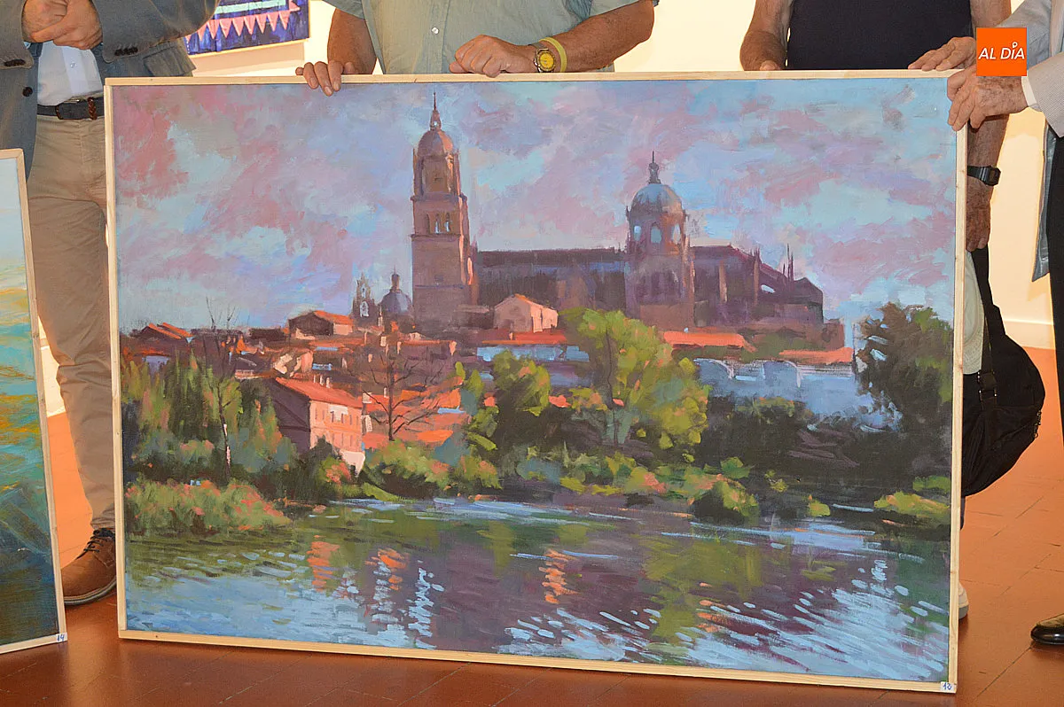 Foto 3 - Jos&eacute; Antonio Mart&iacute;n Santos gana el XLII Certamen Celso Lagar con &laquo;Amanecer en el Tormes&raquo;