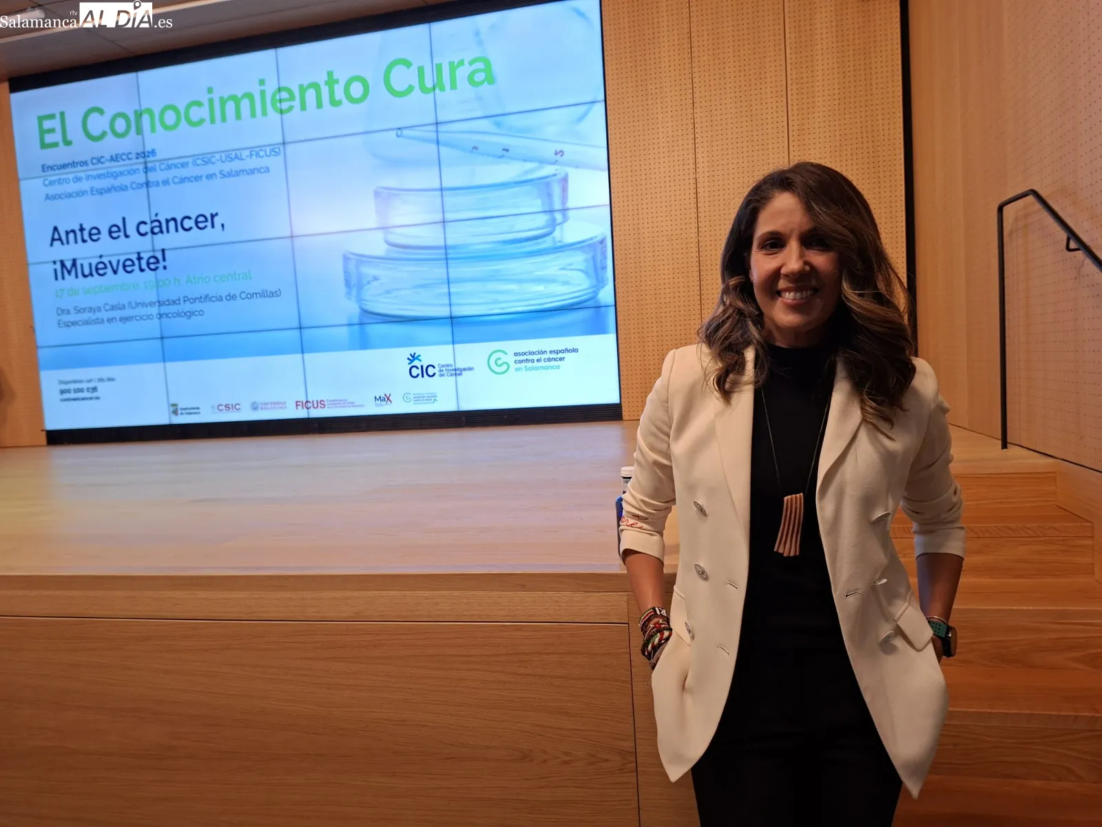 Jornada 'Ante el cáncer, muévete' en Salamanca. Fotos: R.M.G