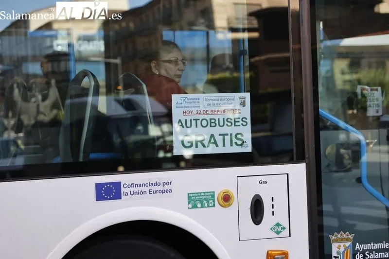 Autobuses gratis en Salamanca este martes por el Día Sin Coches