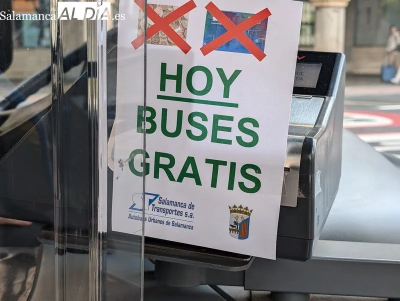 Autobuses gratis en Salamanca por el Día sin Coches