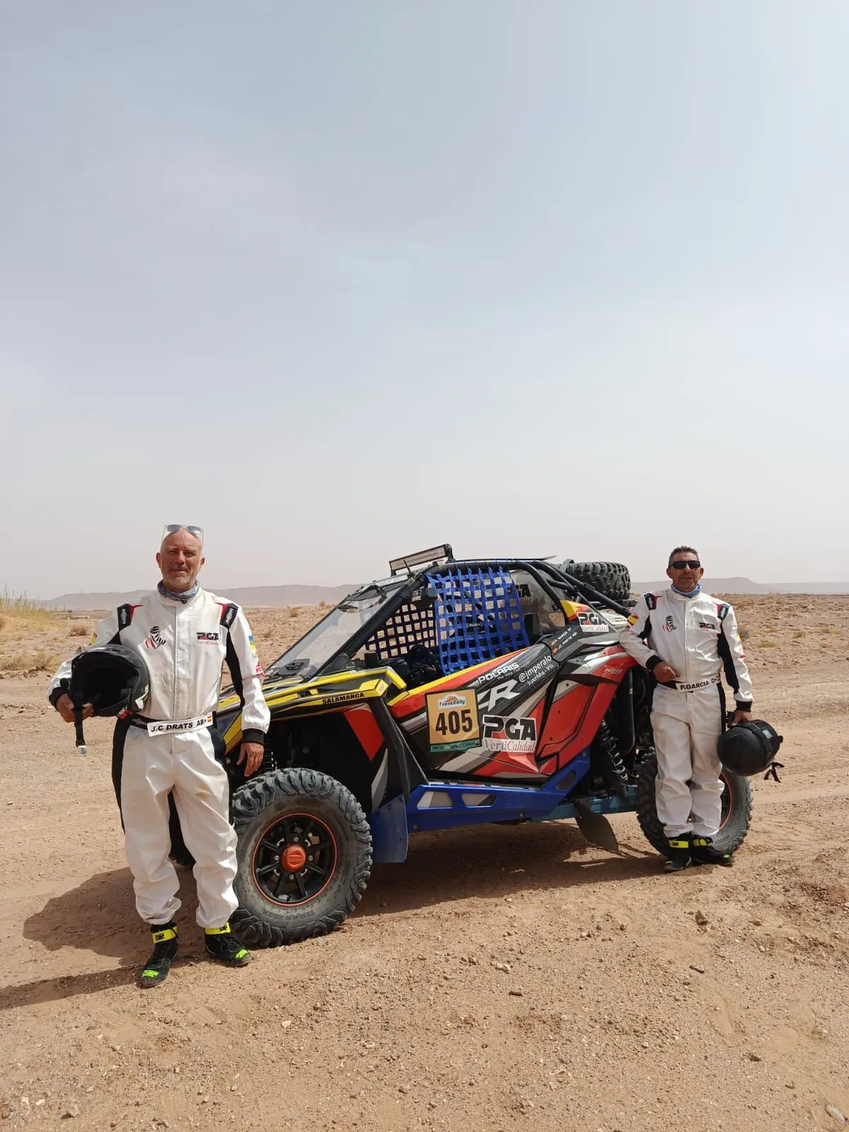 Los pilotos salmantinos Juan Carlos Prats y Pablo García logran un meritorio cuarto puesto en el Rally del Sáhara con su Polaris 601