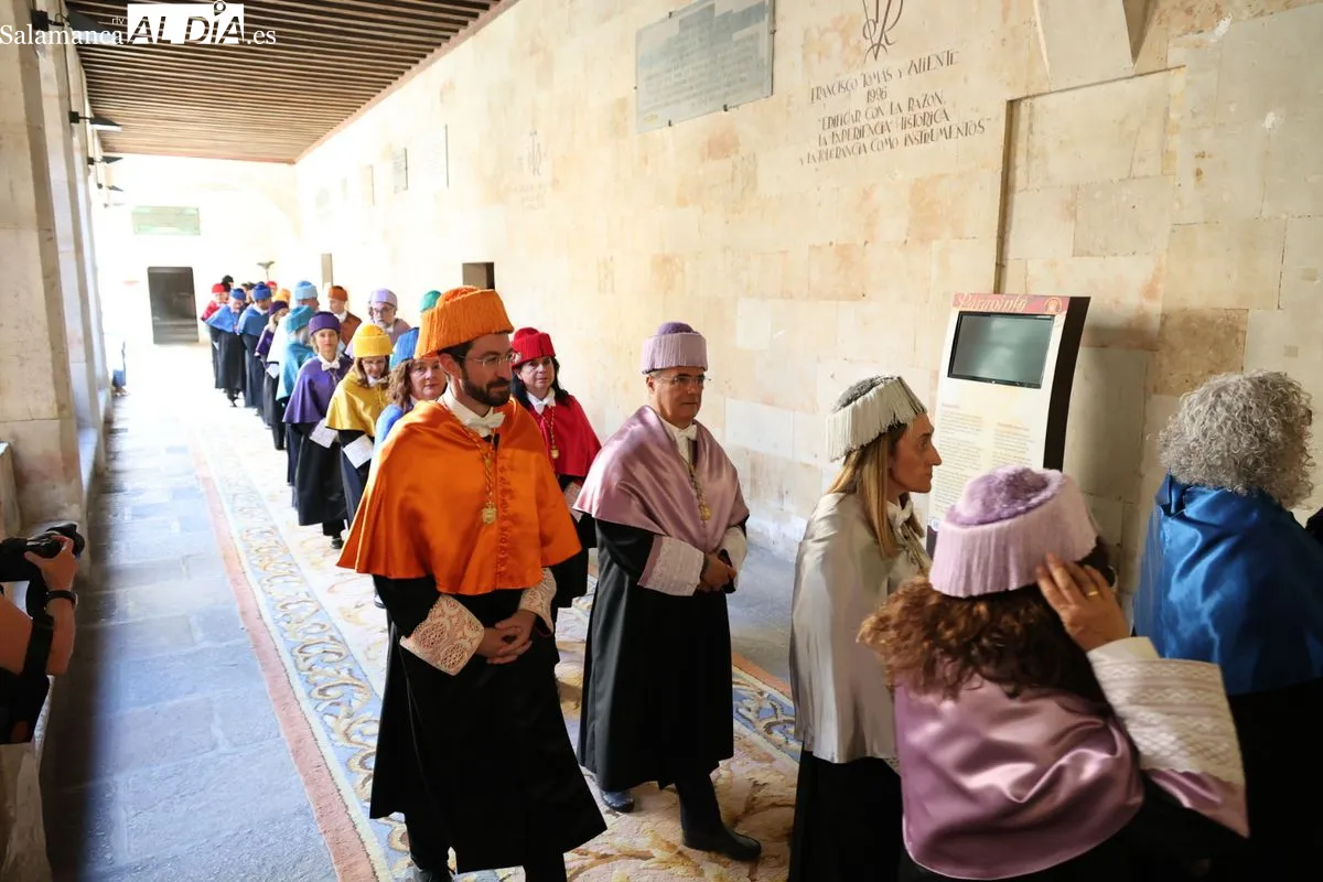 La Universidad de Salamanca ha inaugurado el curso académico 2026-2027 anunciando una ambiciosa expansión internacional. Foto David Sañudo