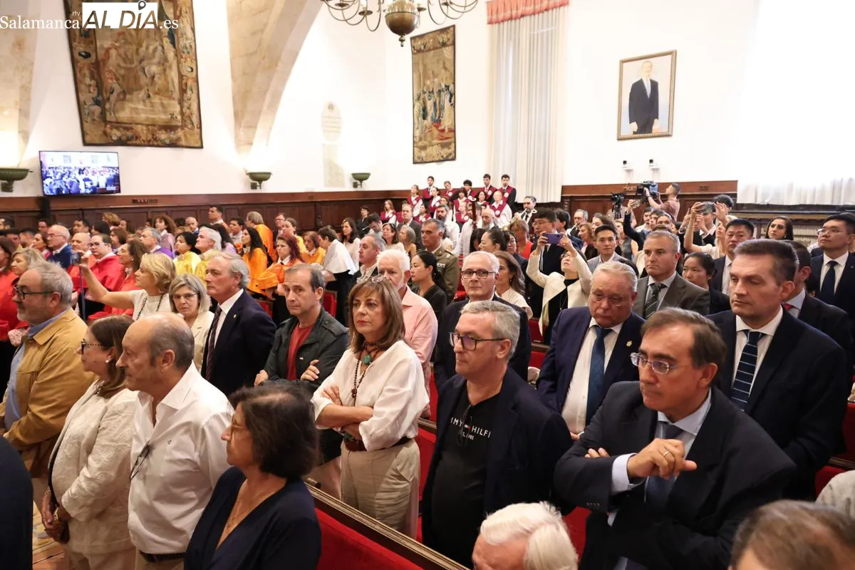 La Universidad de Salamanca ha inaugurado el curso académico 2026-2027 anunciando una ambiciosa expansión internacional. Foto David Sañudo