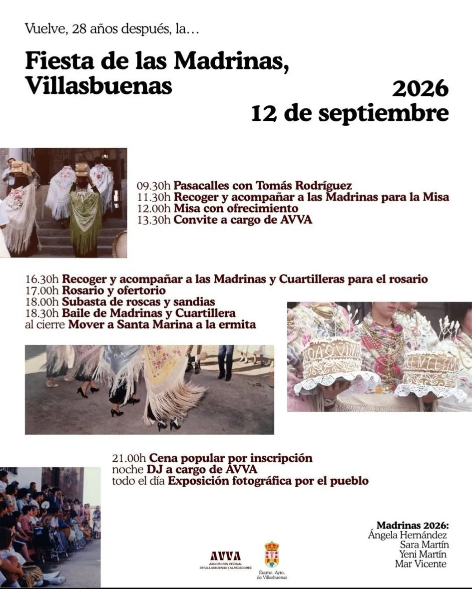 Foto 2 - La Asociaci&oacute;n Vecinal de Villasbuenas devuelve la fiesta de Las Madrinas al municipio tres d&eacute;cadas despu&eacute;s