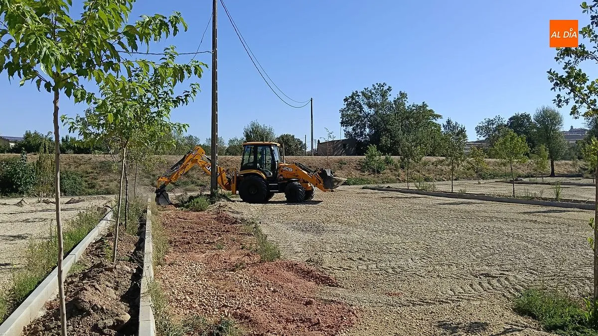 Obras adecuación Alameda La Moretona