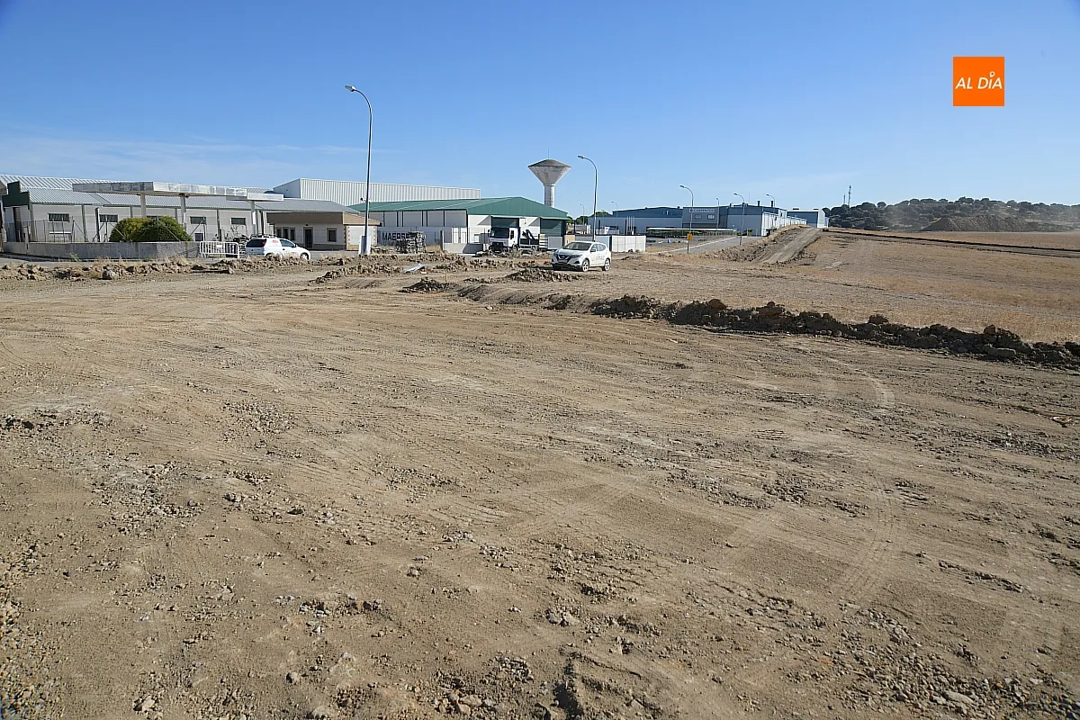 Obras ampliación polígono industrial Las Viñas