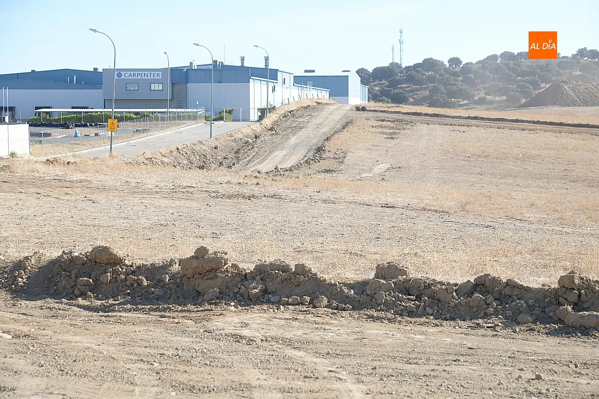 Obras ampliación polígono industrial Las Viñas