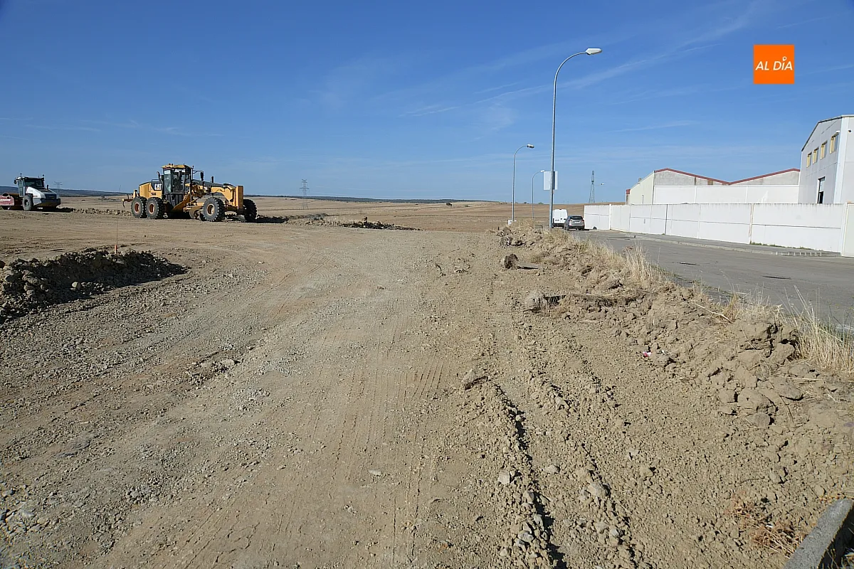 Obras ampliación polígono industrial Las Viñas