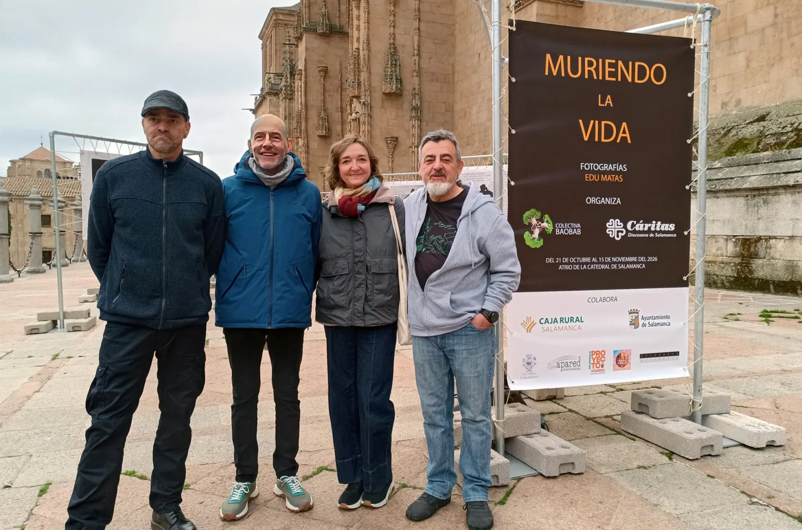 Cáritas Salamanca presenta la campaña Nadie sin Hogar 2026 y una exposición en la Catedral