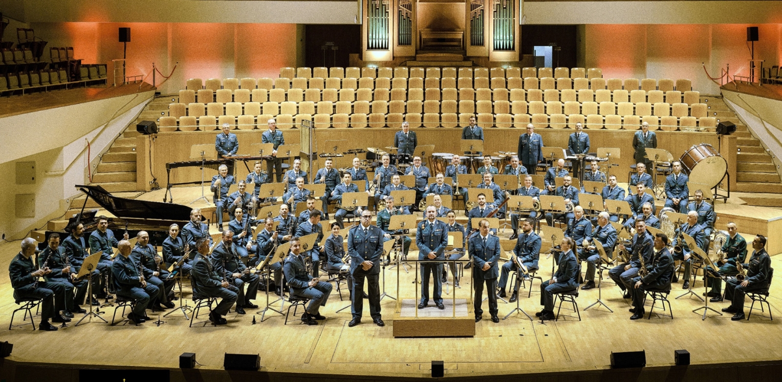 La Unidad de Música de la Guardia Civil ofrecerá un concierto solidario en el CAEM el 16 de octubre