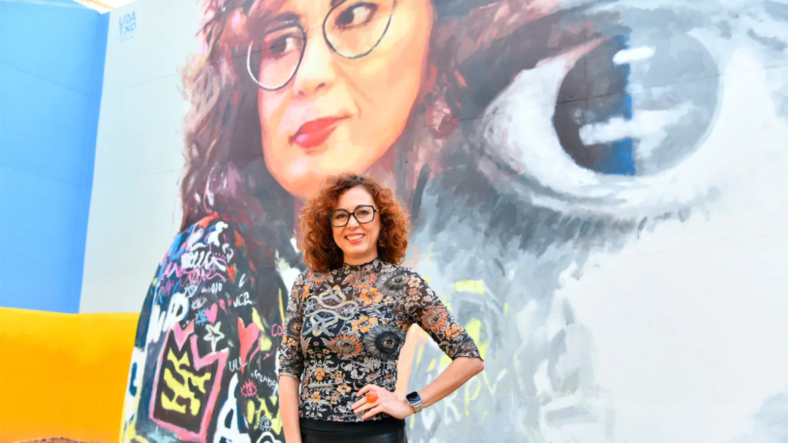 Homenaje a la investigadora de la USAL Conchi Lillo con un mural de la UPV