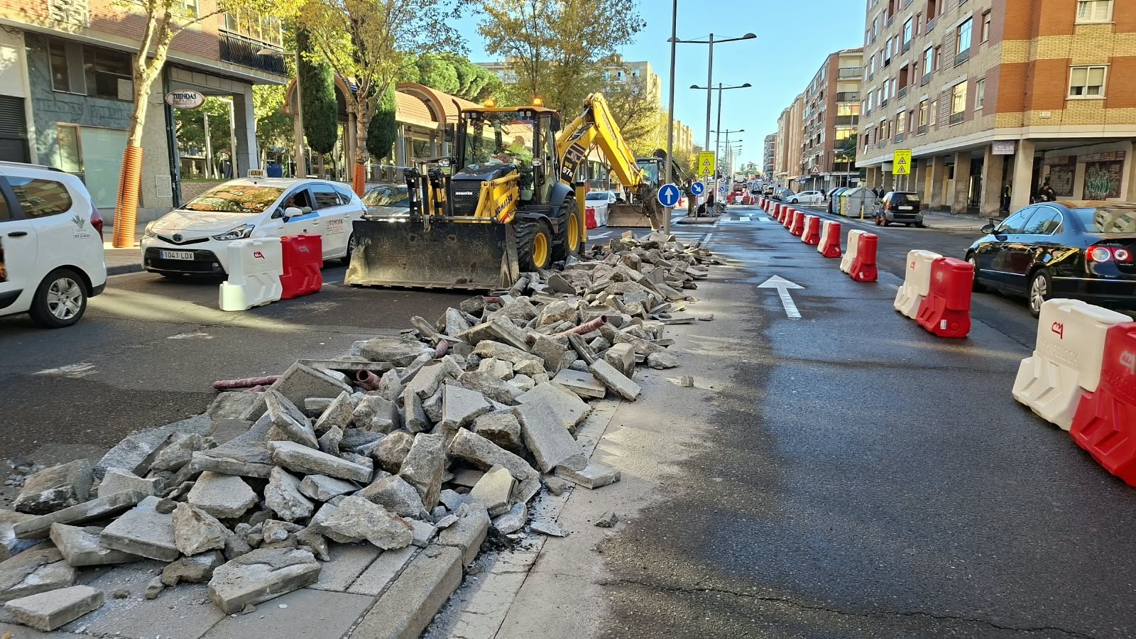 Comienzan las obras en el paseo de los Madroños que se transformará en un bulevar