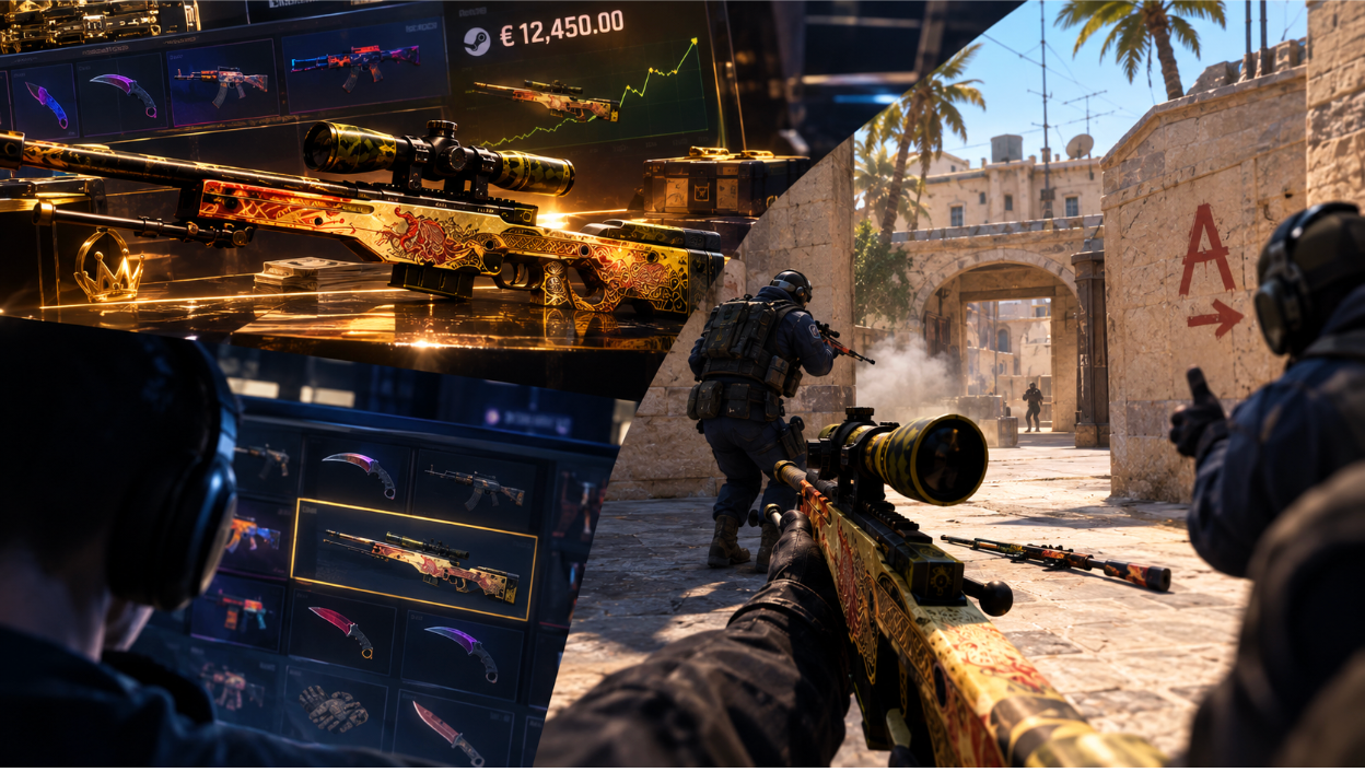 La paradoja del dragón: cómo un rifle virtual dicta la jerarquía social en Counter-Strike 2
