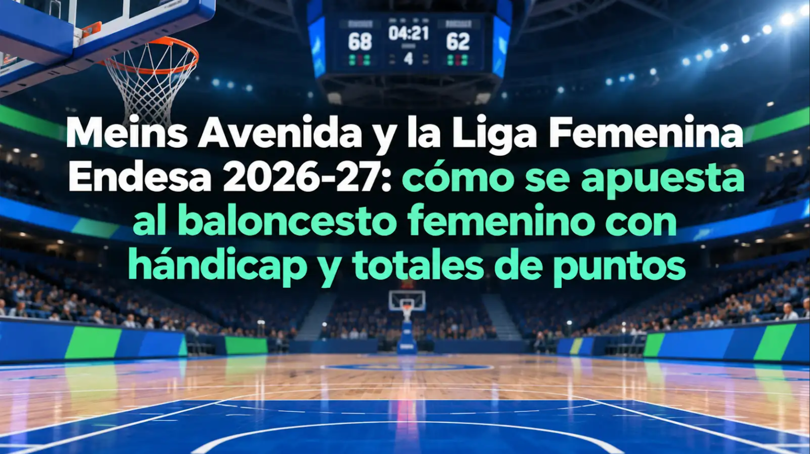Meins Avenida y la Liga Femenina Endesa 2026-27: cómo se apuesta al baloncesto femenino con hándicap y totales de puntos