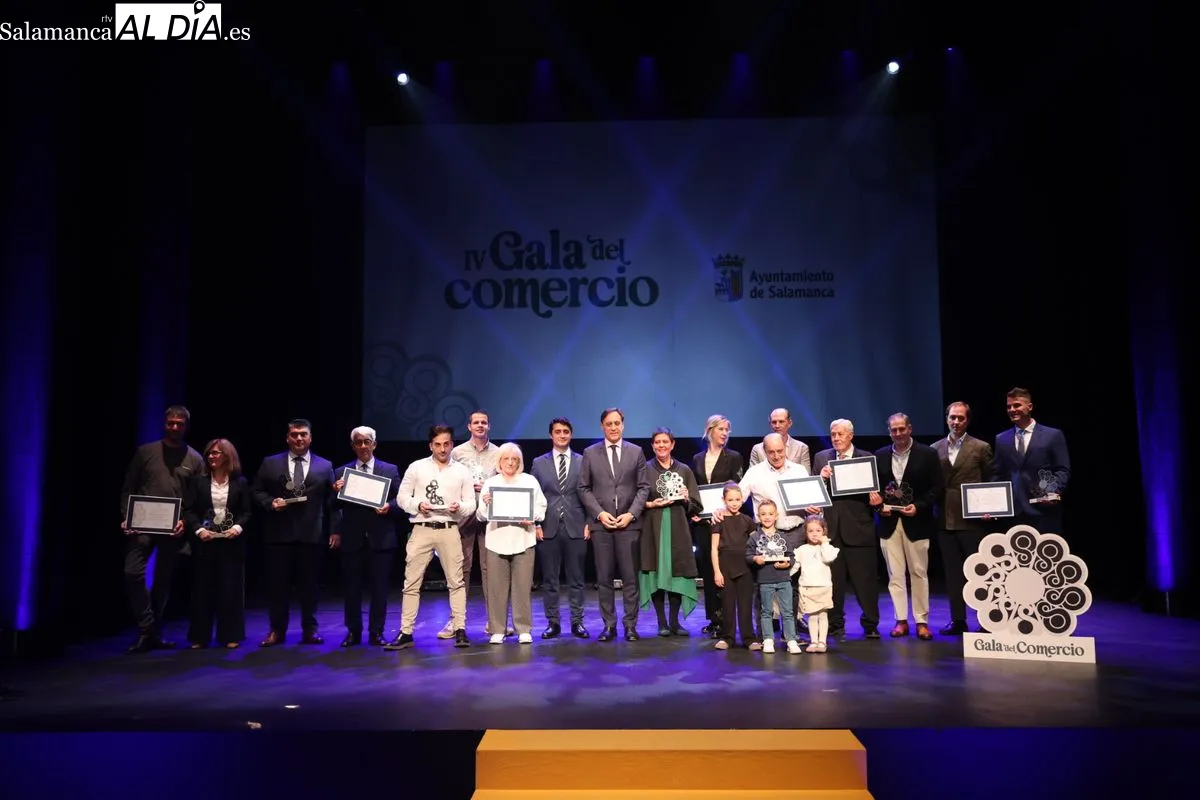 Gala del Comercio de Salamanca premia a ocho negocios