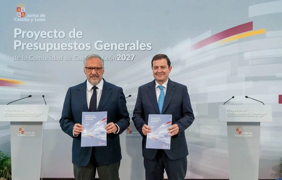 Presupuestos de Castilla y León para 2027: 16.471 millones de euros