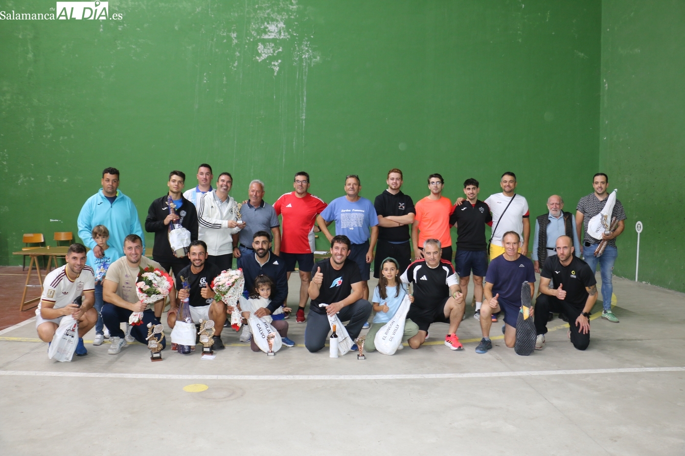 Iván y Dani se proclaman campeones en un emocionante XV Campeonato de Frontenis de Vitigudino