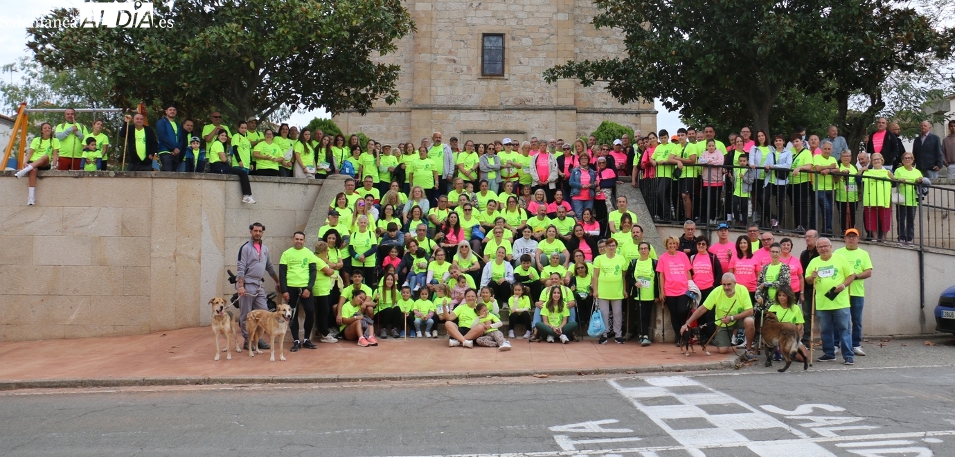 La IV Marcha contra el cáncer tiñe de verde la Plaza de La Fregeneda