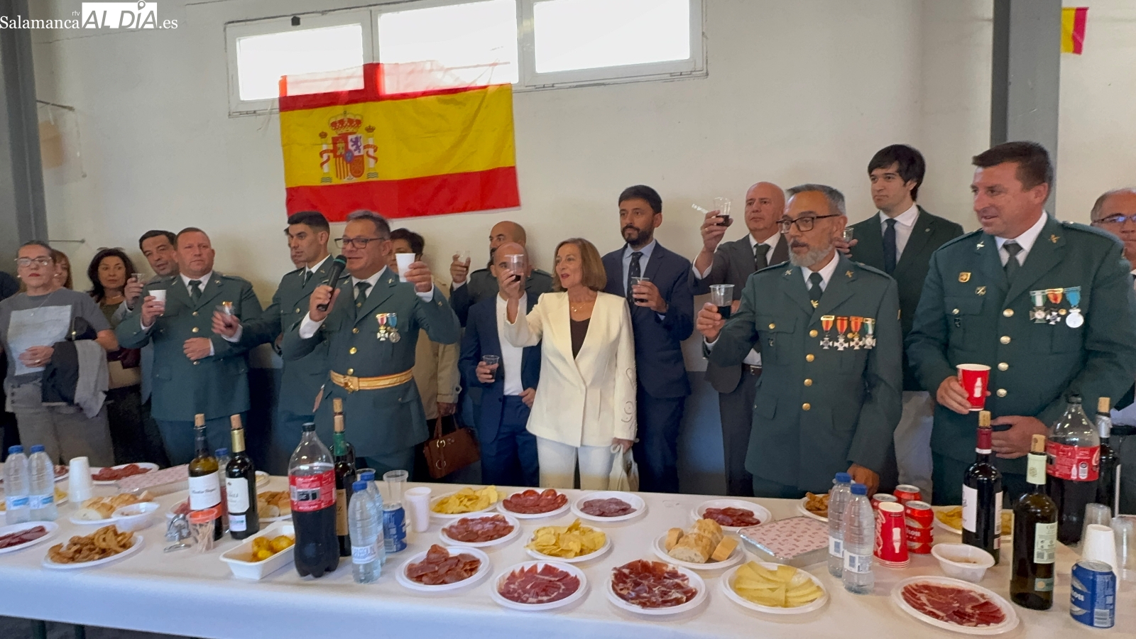 La Guardia Civil de Peñaranda celebra el día del Pilar arropada por autoridades y cientos de vecinos
