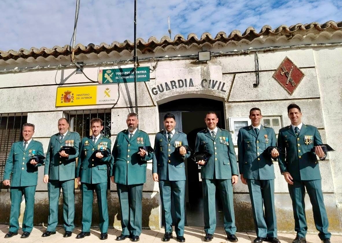 Villoria reúne a Las Villas para celebrar la Fiesta Nacional junto a la Guardia Civil