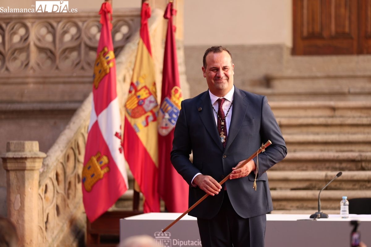 Una  Diputación de Salamanca más ágil, cercana y útil, el compromiso del nuevo presidente, David Mingo