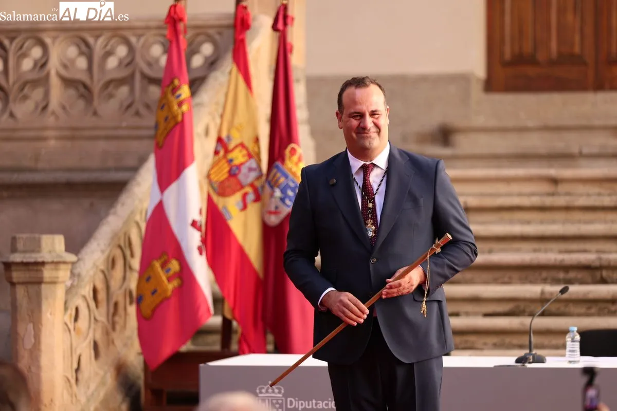 Una  Diputación de Salamanca más ágil, cercana y útil, el compromiso del nuevo presidente, David Mingo