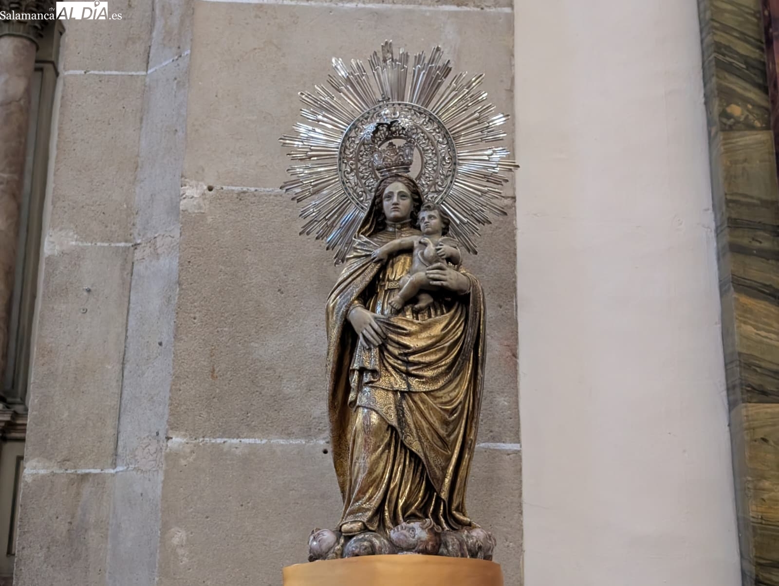 La desconocida Virgen del Pilar barroca que esconde Salamanca
