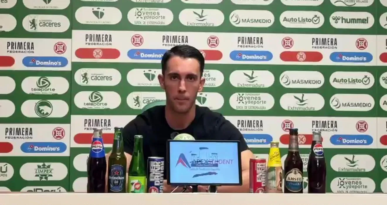 Javi Medina valora el empate de Unionistas en Cáceres