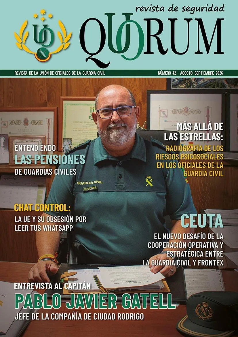 El capitán Pablo Javier Gatell protagoniza la revista Quórum con una entrevista sobre su trayectoria