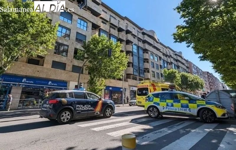 Herida una mujer tras ser atropellada en el paseo de los Madroños de Salamanca