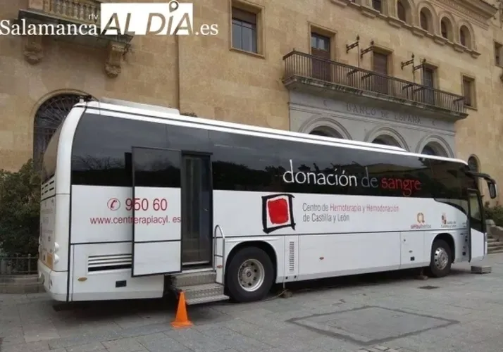 Imagen de archivo de un autobús de donación