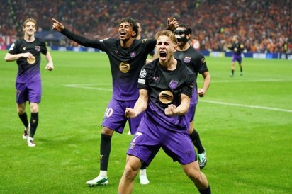 El Barça, el Atleti, el Villarreal, el Madrid y el Betis se lucen en Champions con grandes triunfos ante el Galatasaray, el United, el Napolés, la Roma y el Oporto