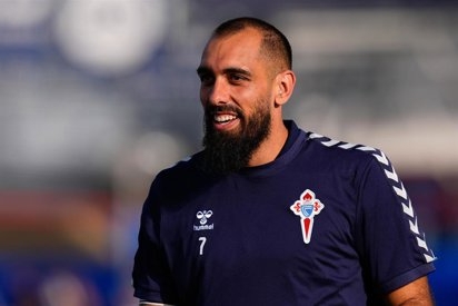 Borja Iglesias, campeón del Mundial con España, no estará en el Helmántico para el Salamanca UDS - Celta de Copa del Rey