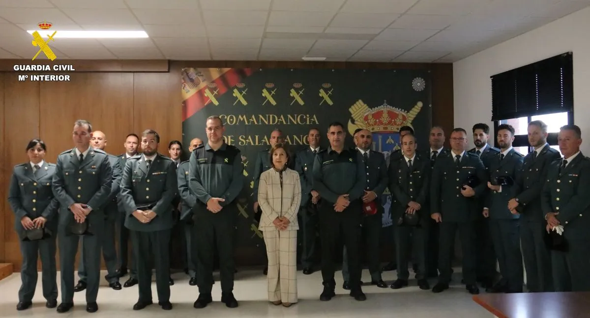 Incorporación de 21 guardias civiles en Salamanca