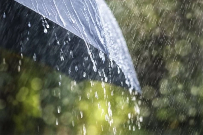 Tormentas y lluvia, este pasado sábado en Salamanca.