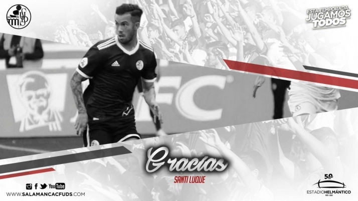 Santi Luque no continuará en el Salamanca UDS / Salamanca CF UDS