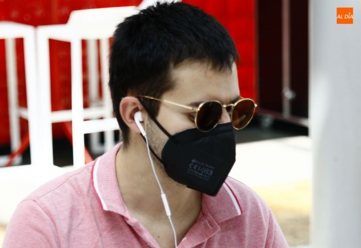 Adrián Rincón en una entrevista para SALAMANCA AL DÍA  | Fotos: Gema Tomás y Mary Carmen García