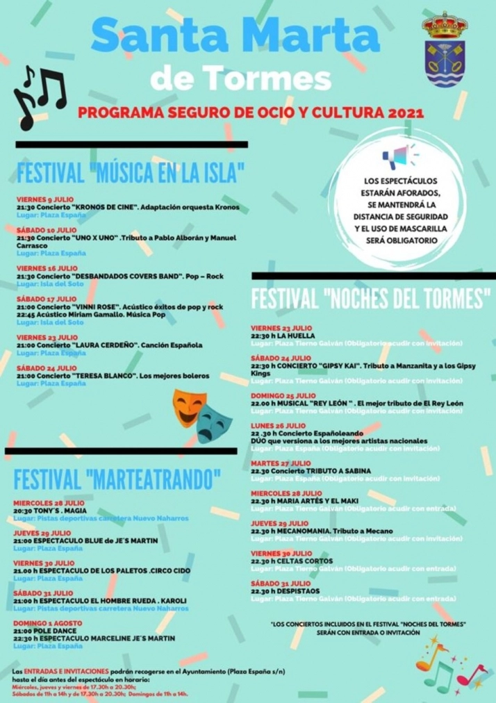Foto 2 - M&uacute;sica y teatro completan la programaci&oacute;n del mes de julio en Santa Marta