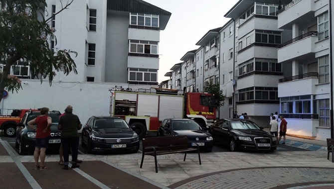 Los Bomberos de Peñaranda actuaban en la noche de este sábado en el barrio de San Lázaro