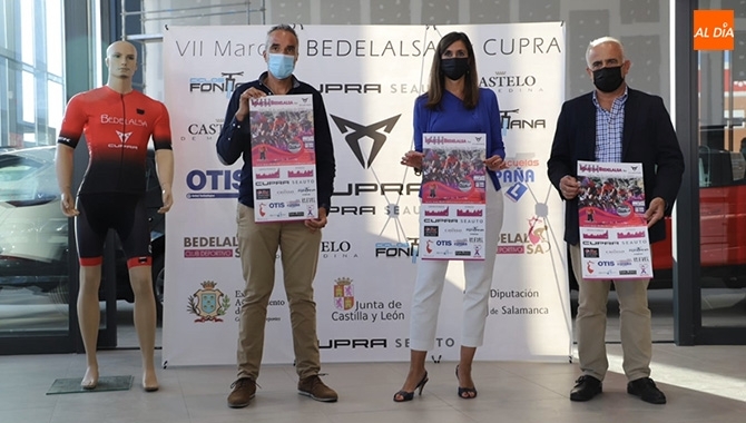 Jesús María Ortiz, diputado de Deporte, participaba en la presentación de la VIII Marcha Bedelalsa