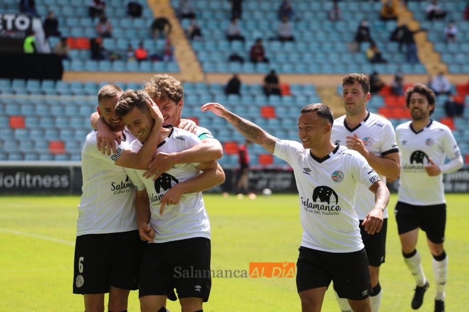 El Salamanca UDS, en su último partido en casa / Lydia González