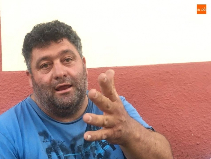 Jesús Ángel González, agricultor de Parada de Rubiales. | Jorge Holguera